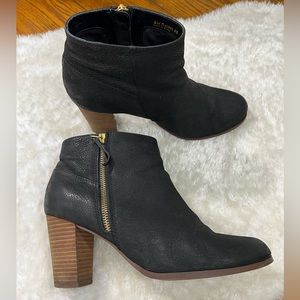 Cole Haan Grand OS Nubuck Davenport Black Leather  Ankle Boots Size 9